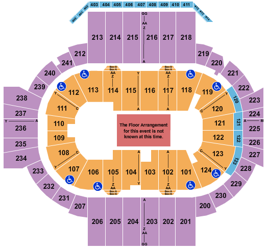 PeoplesBank Arena Disney On Ice Seating Chart